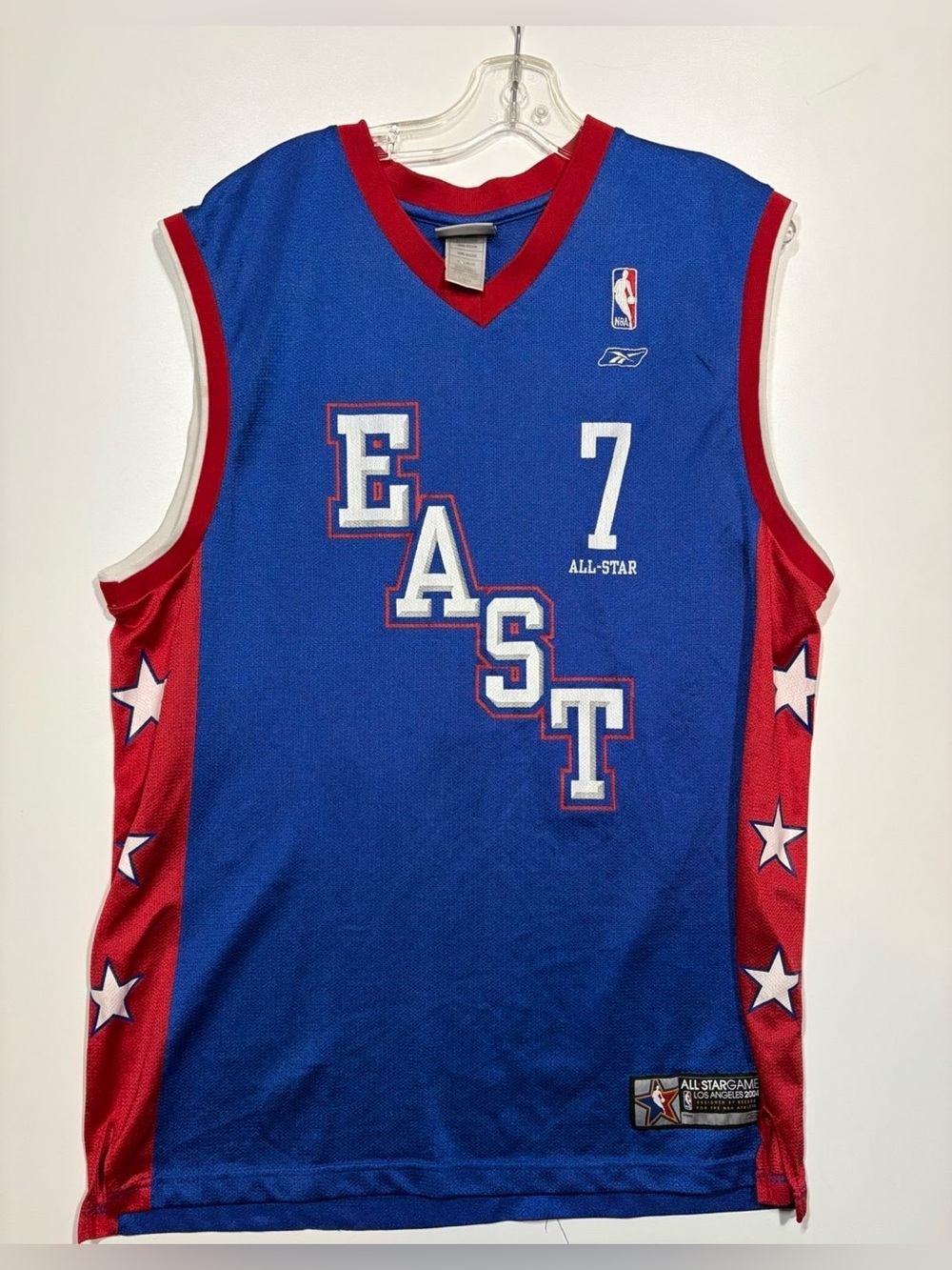 Vintage All Stars Reebok Blue and Red NBA Jersey